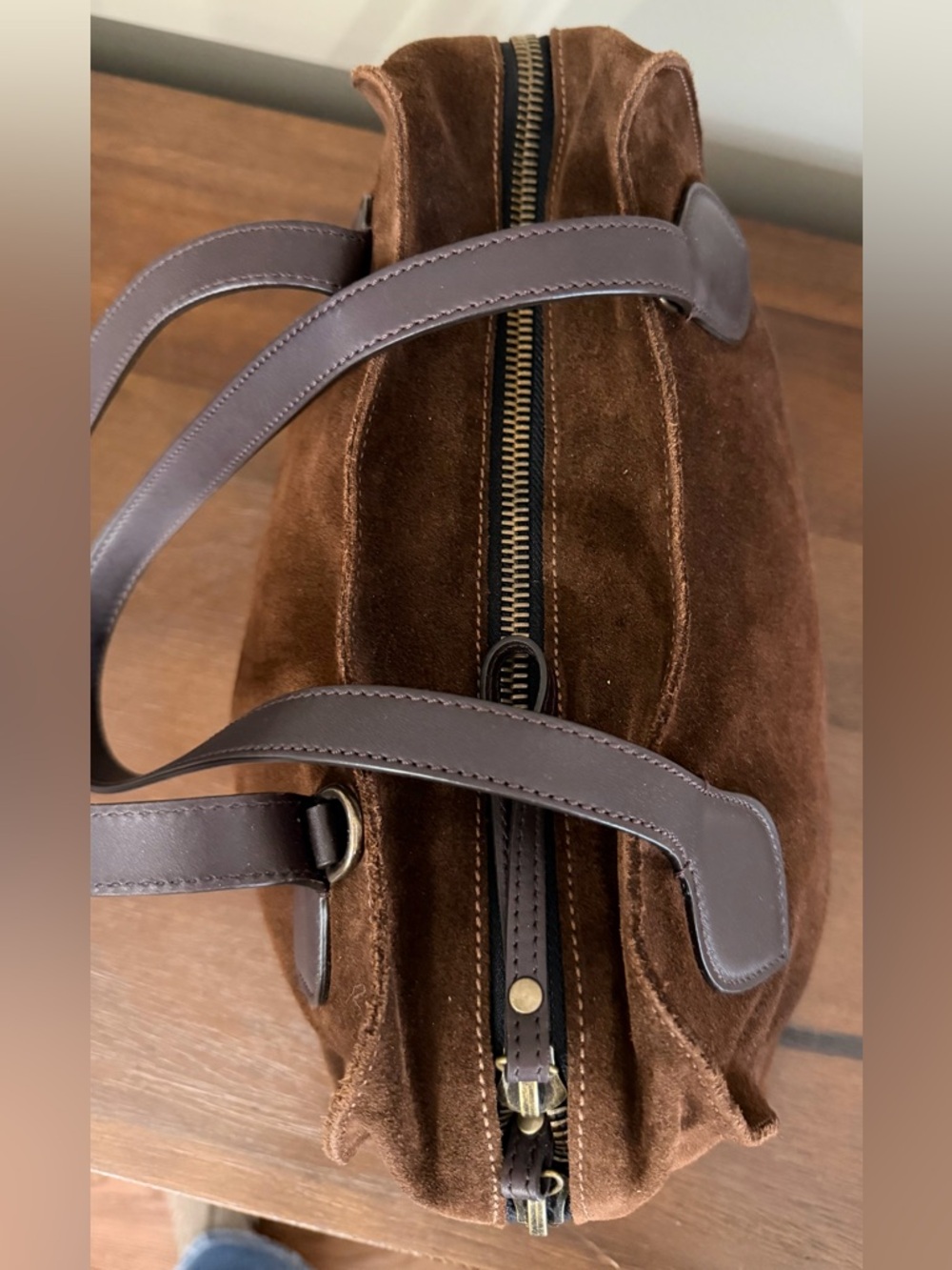 Espresso Medium Suede Jack. Excellent condition. Strap not included - Picture 7 of 14